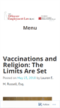 Mobile Screenshot of delawareemploymentlawblog.com